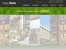 Tablet Screenshot of dreamworklandscape.com